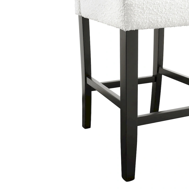 41 Inch Modern Solid Wood Fabric Chair Upholstered