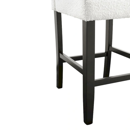 41 Inch Modern Solid Wood Fabric Chair Upholstered