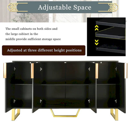Modern Metal Marble Table Adjustable
