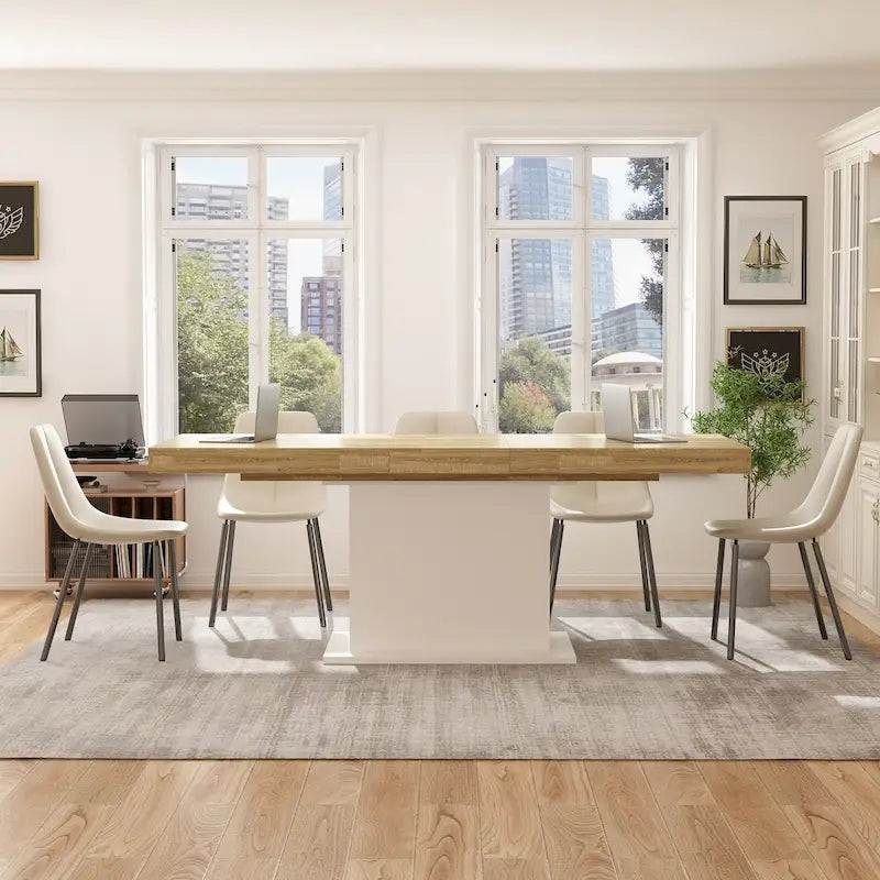 Classic Wood Table Extendable