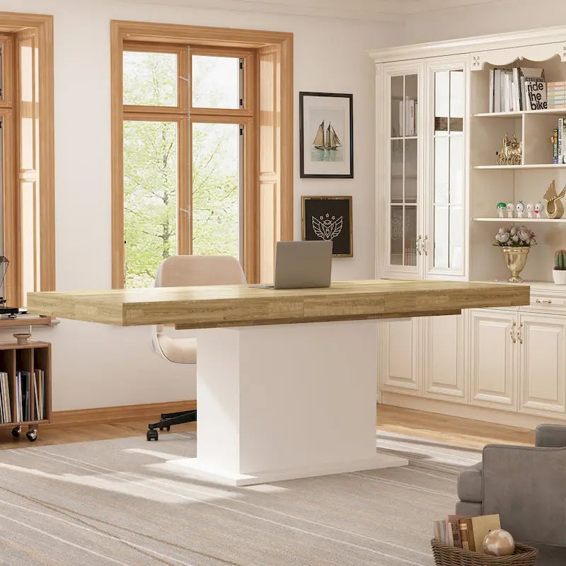 Classic Wood Table Extendable