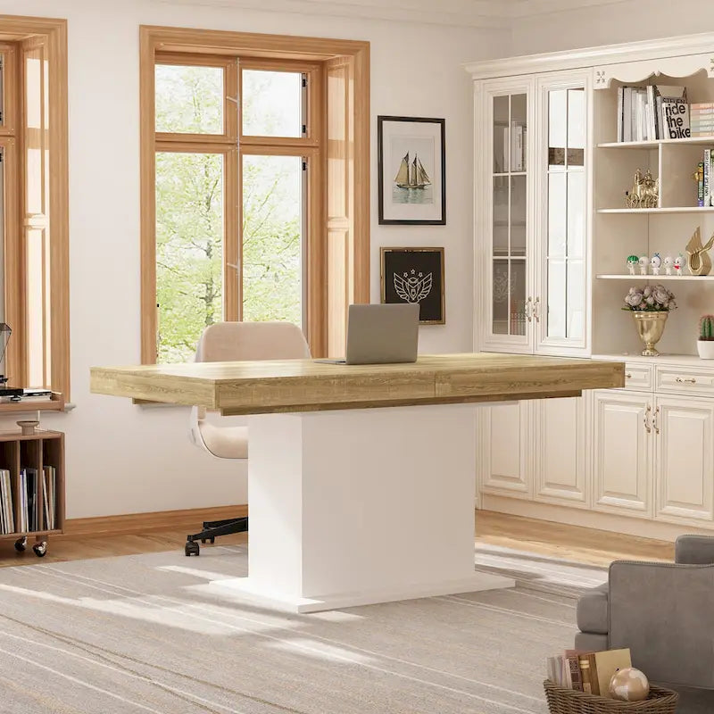 Classic Wood Table Extendable