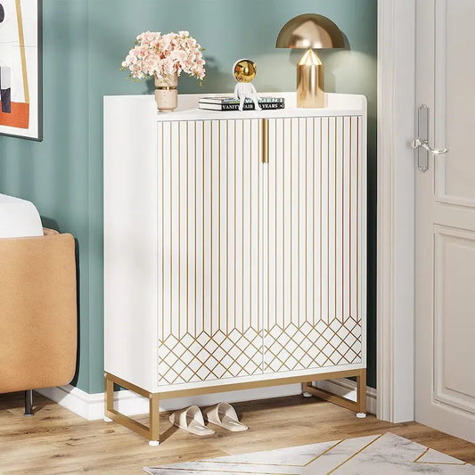 Modern Wood Metal Cabinet