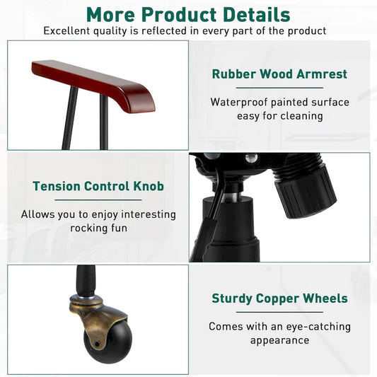 Wood Metal Table Adjustable