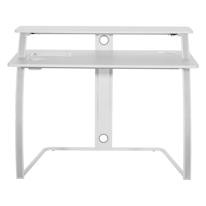 Code 30 Battlestation Gaming Desk in White Finish