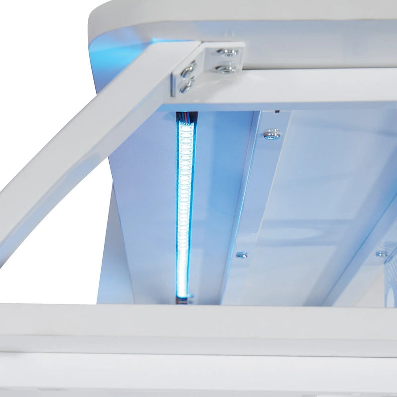 Code 30 Battlestation Gaming Desk in White Finish