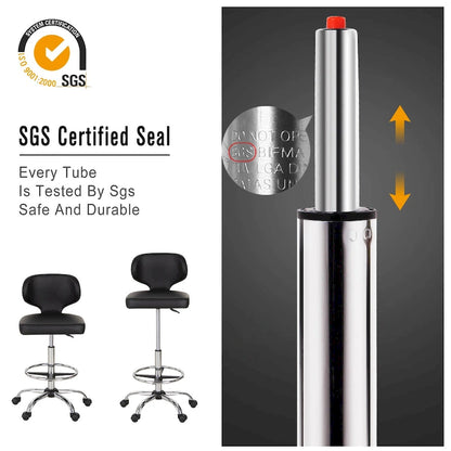 Contemporary Metal Leather Table Adjustable