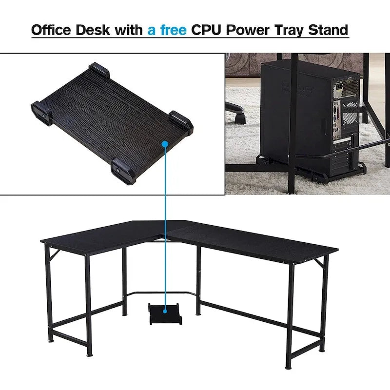 Wood Metal Table Adjustable