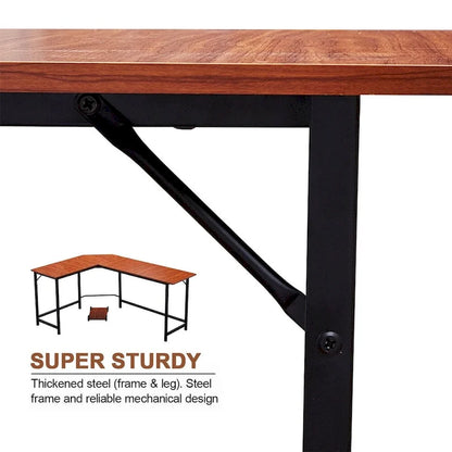 Wood Metal Table Adjustable
