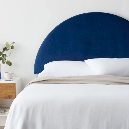 Brookside Calista Half-Moon Modern Upholstered Velvet Headboard