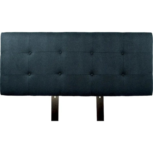 MJL Furniture Ali Button Tufted Obsession Navy Upholstered Headboard