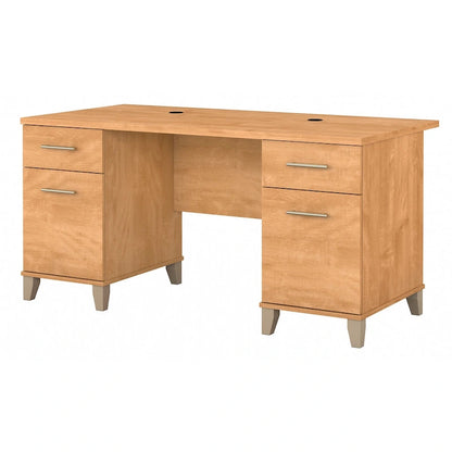 Bush Furniture Somerset 60W Office Computer Desk with Drawers