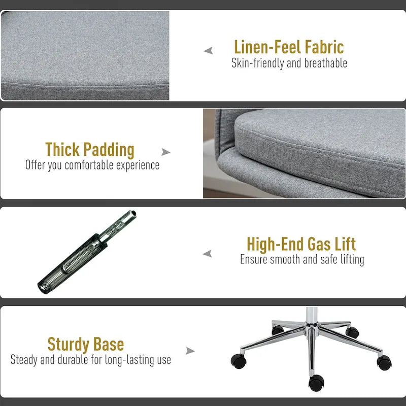 Metal Linen Chair Adjustable