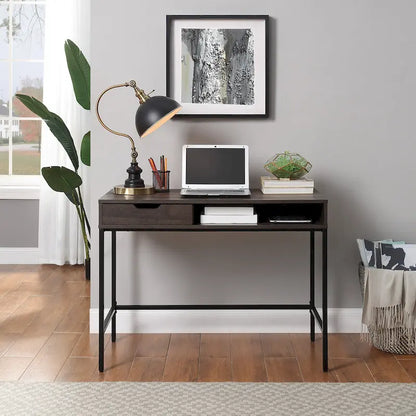 Contempo 40 Desk with Drawer and Shelf
