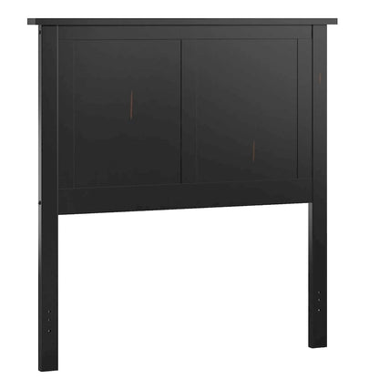 Mercer Mission Transitional Black Panel Headboard by iNSPIRE Q Classic