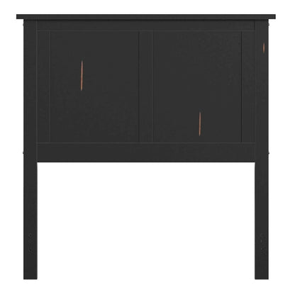 Mercer Mission Transitional Black Panel Headboard by iNSPIRE Q Classic