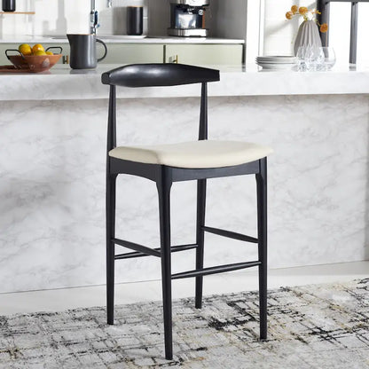 SAFAVIEH Miranda Retro 30-inch Bar Stool - 22 In. W x 21 In. D x 42 In. H - 22Wx21Dx42H