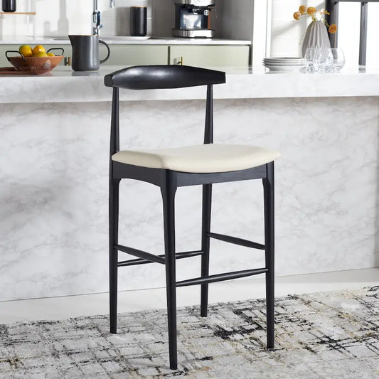 SAFAVIEH Miranda Retro 30-inch Bar Stool - 22 In. W x 21 In. D x 42 In. H - 22Wx21Dx42H