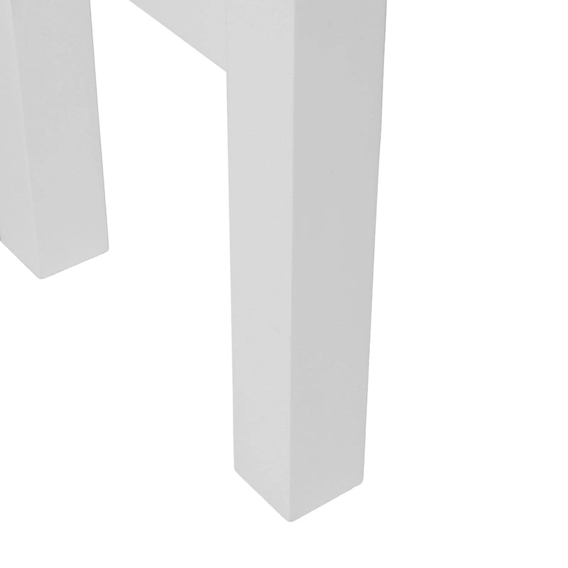 Farmhouse White MDF Wood Over-the-Toilet Space Saver Bathroom Cabinet