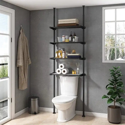 Over the Toilet Storage Cabinet - 10.6D x 33W x 116H