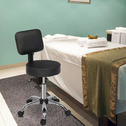 36.6 Inch Classic Metal Leather Chair Adjustable