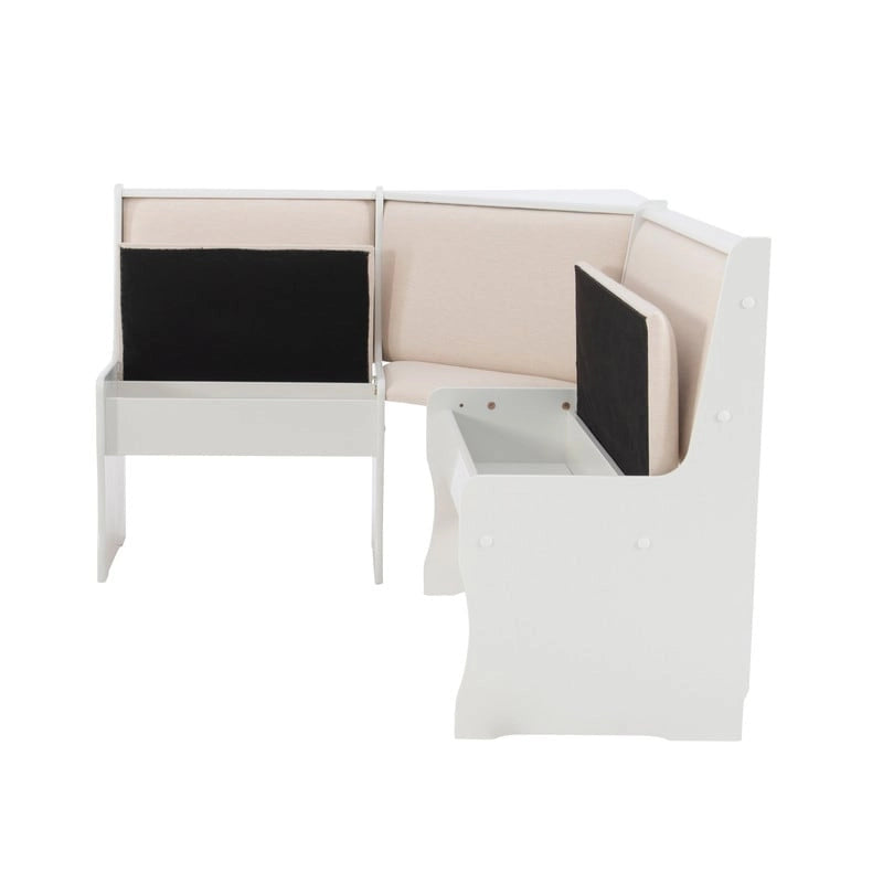 Modern Wood Linen Organizer with Storage