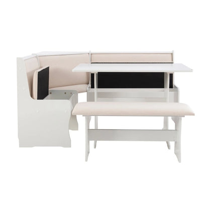 Modern Wood Linen Organizer with Storage