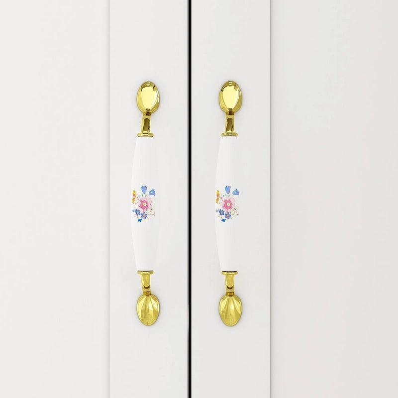 Modern Metal Engineered Wood Cabinet