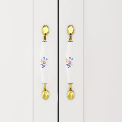 Modern Metal Engineered Wood Cabinet