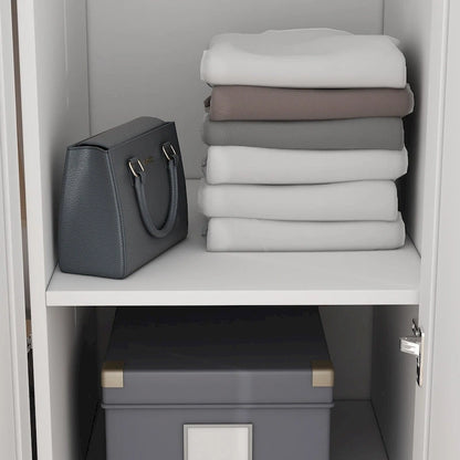 Modern Metal Engineered Wood Cabinet