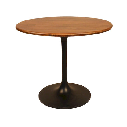 Mid-Century Modern Wood Metal Table Adjustable