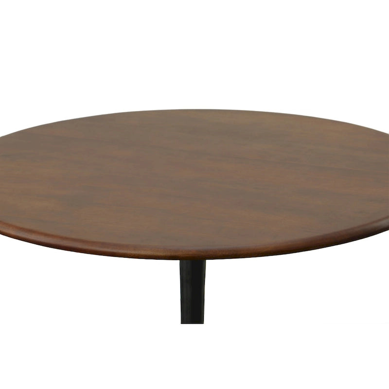 Mid-Century Modern Wood Metal Table Adjustable