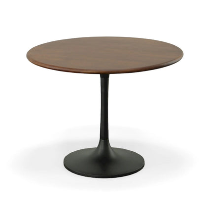 Mid-Century Modern Wood Metal Table Adjustable