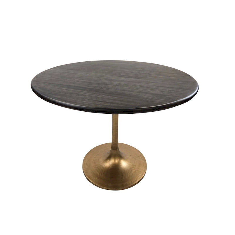Mid-Century Modern Wood Metal Table Adjustable