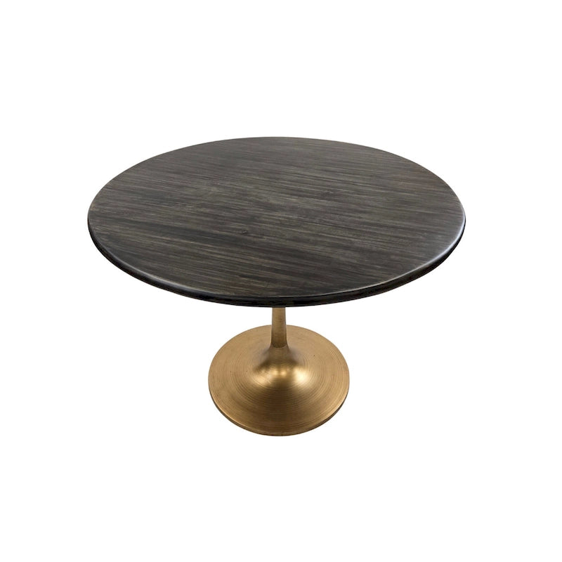Mid-Century Modern Wood Metal Table Adjustable