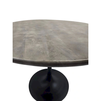 Mid-Century Modern Wood Metal Table Adjustable