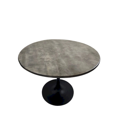 Mid-Century Modern Wood Metal Table Adjustable