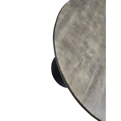 Mid-Century Modern Wood Metal Table Adjustable