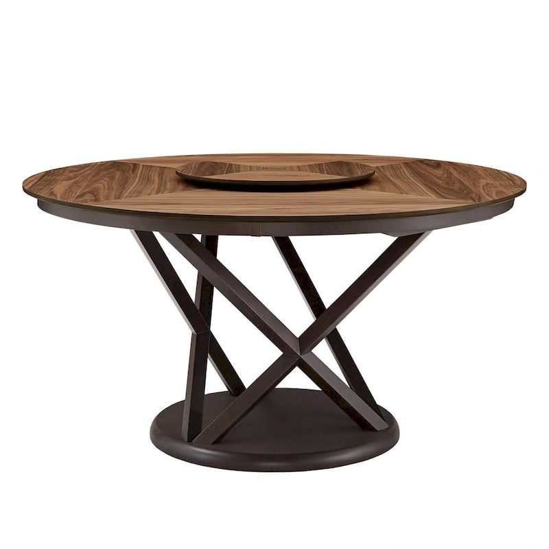 59.45 Inch Modern Wood Metal Table