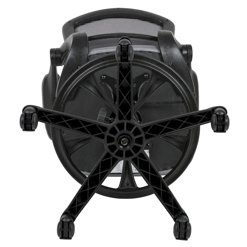 17.75 Inch Contemporary Fabric Chair Adjustable