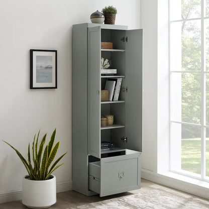 Full Modern Metal Pantry Cabinet Adjustable