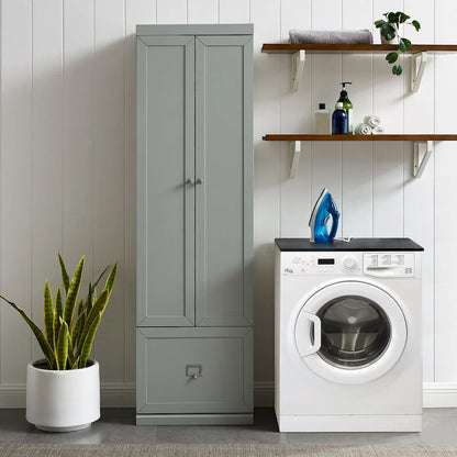 Full Modern Metal Pantry Cabinet Adjustable