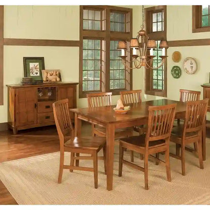 17.75 Inch Wood Dining Set