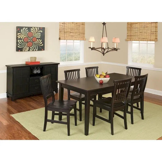 17.75 Inch Wood Dining Set