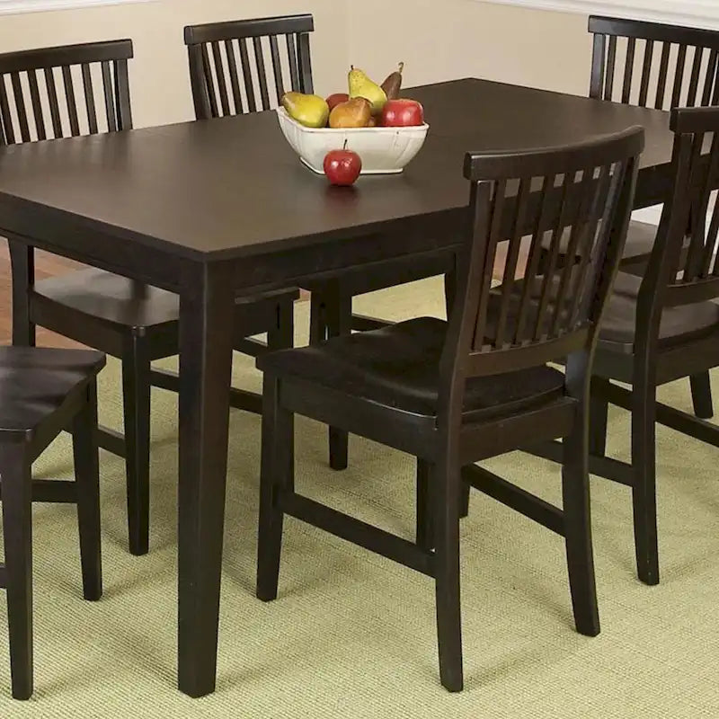 17.75 Inch Wood Dining Set
