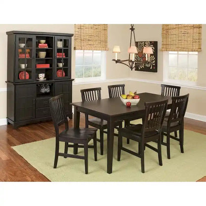 17.75 Inch Wood Dining Set