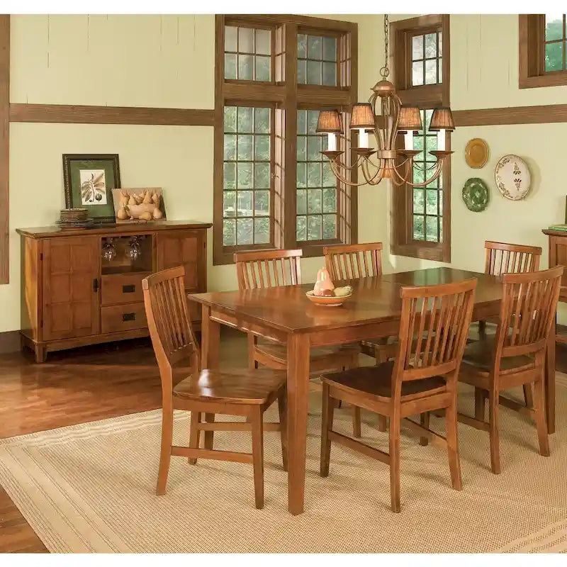 17.75 Inch Wood Dining Set