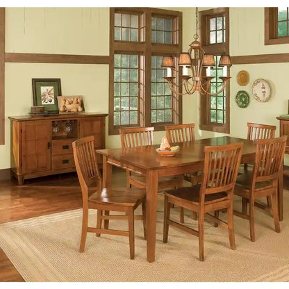 17.75 Inch Wood Dining Set