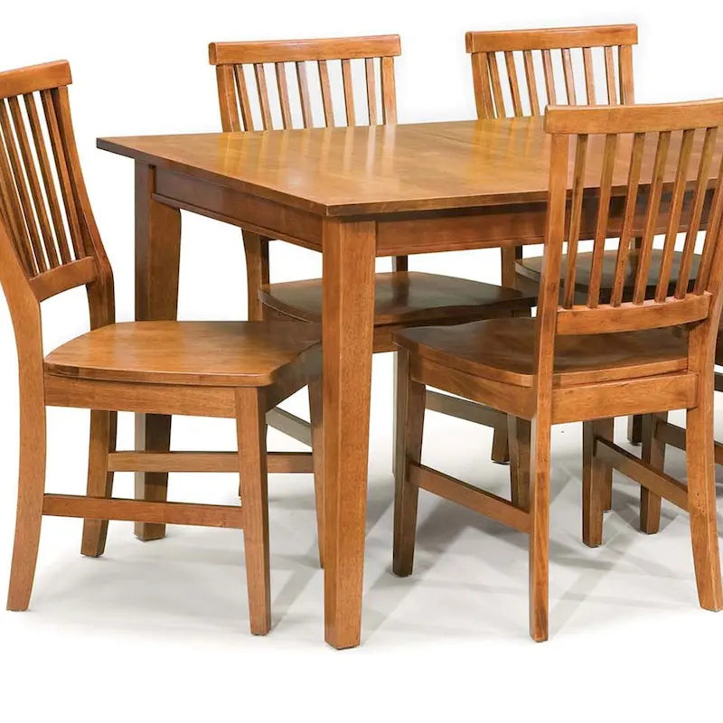 17.75 Inch Wood Dining Set