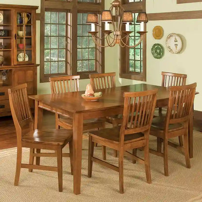 17.75 Inch Wood Dining Set